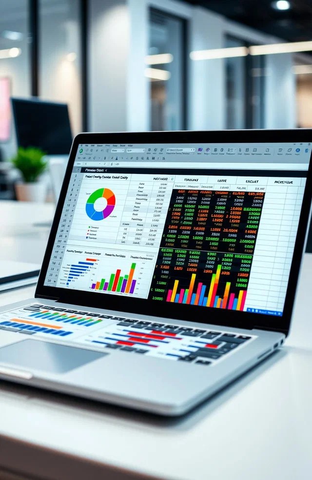 Excel-style analytics dashboard
