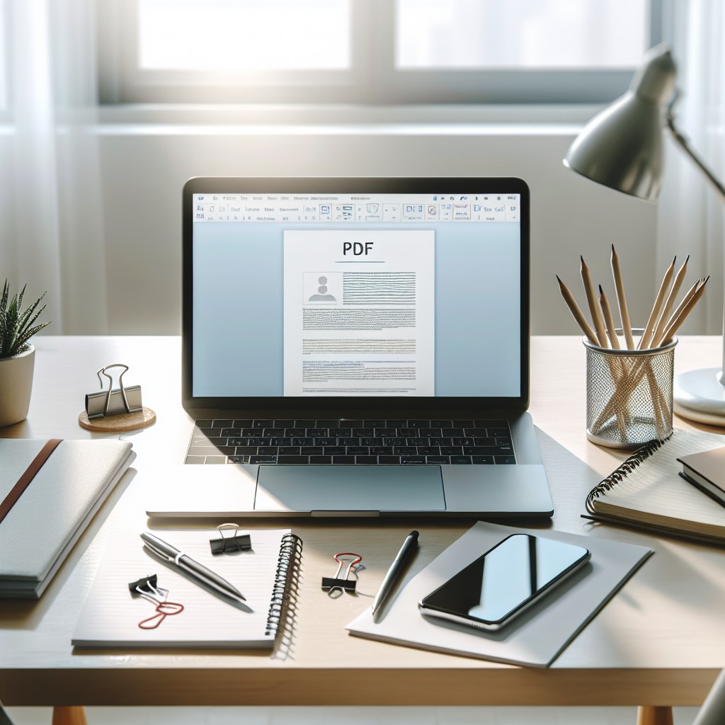 PDF document workspace